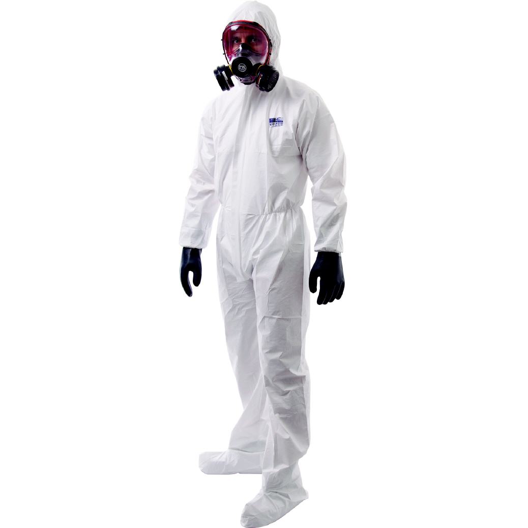 Schutzanzug mit Fußschutz